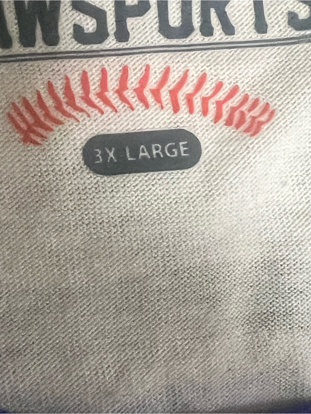 Rawlings White and Royal Blue ‘Royal Giants’ Pinstripe Baseball Tee - Picture 6 of 8